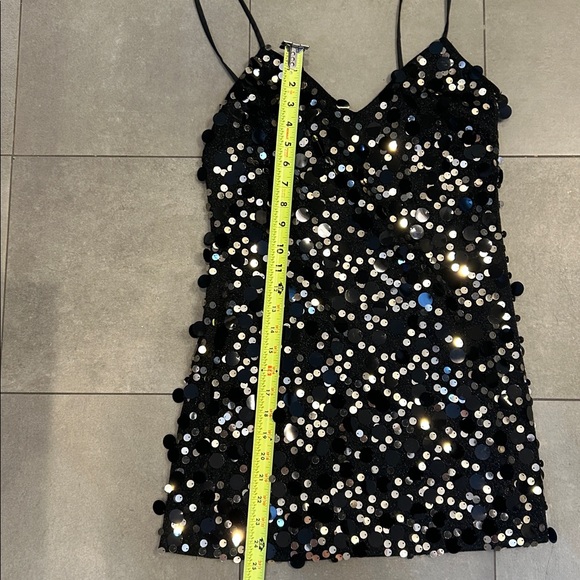 Ramy Brooke Black Tanya Sequined Mini Dress - Picture 6 of 12